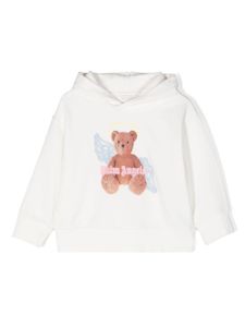 Palm Angels Kids hoodie en coton à imprimé graphique - Tons neutres