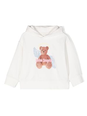 Palm Angels Kids hoodie en coton à imprimé graphique - Tons neutres