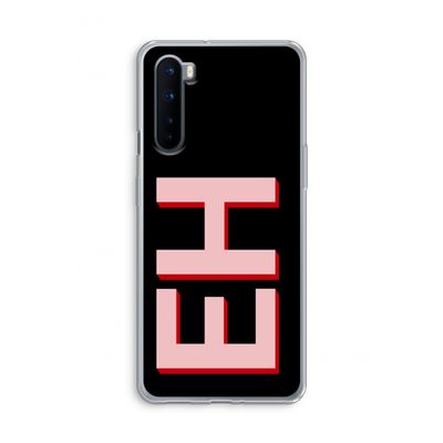 Monogram: OnePlus Nord Transparant Hoesje