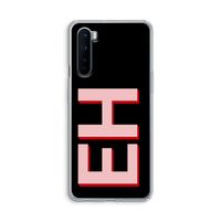 Monogram: OnePlus Nord Transparant Hoesje