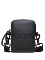 Valentino Garavani petit sac porté épaule VLTN - Noir - thumbnail