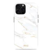 MIO White Marble Magsafe Compatible for iPhone 16 Pro Max