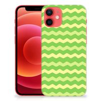 iPhone 12 Mini TPU bumper Waves Green - thumbnail