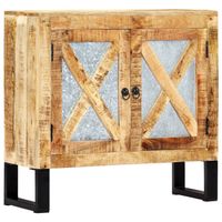 vidaXL Dressoir 80x30x76 cm massief mangohout - thumbnail