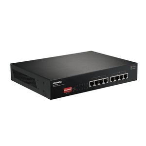 Edimax Lange afstand 8-poorts Gigabit PoE+-switch met DIP-switch | 1 stuks - GS-1008P V2 GS-1008P V2