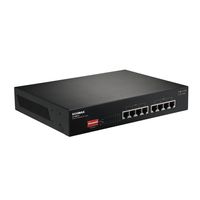 Edimax Lange afstand 8-poorts Gigabit PoE+-switch met DIP-switch | 1 stuks - GS-1008P V2 GS-1008P V2 - thumbnail