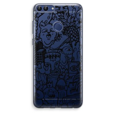 Vexx Black Mixtape: Huawei P Smart (2018) Transparant Hoesje