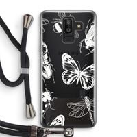 Tiny Bugs: Samsung Galaxy J8 (2018) Transparant Hoesje met koord