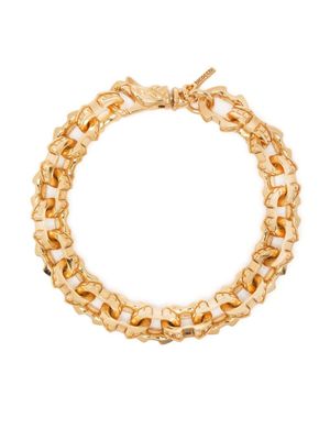 Emanuele Bicocchi bracelet en plaqué or à détail de chaine