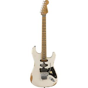 EVH Frankenstein Relic Series MN White elektrische gitaar met gigbag