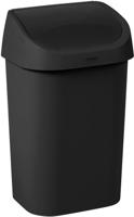 Curver mistral afvalbak swing 25 liter zwart