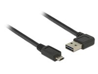 Delock 85166 Kabel EASY-USB 2.0 Type-A male haaks links/rechts > EASY-USB 2.0 Type Micro-B male 2m - thumbnail