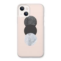 Marmeren cirkels: iPhone 13 Transparant Hoesje