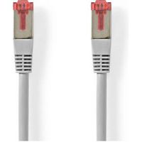 CAT6-kabel | RJ45 Male | RJ45 Male | SF/UTP | 10.0 m | Rond | PVC | Grijs | Label - thumbnail