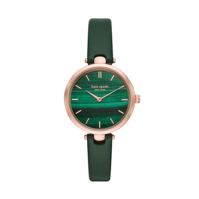 Horlogeband Kate Spade New York KSW1529 Leder Groen 12mm Horlogeband Kate Spade New York KSW1529 Leder Groen 12mm