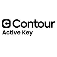 Contour Design Active Key AK-7410-G toetsenbord Industrieel PS/2 Belgisch Zwart