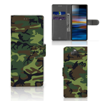 Sony Xperia 10 | Telefoon Hoesje | Army Dark