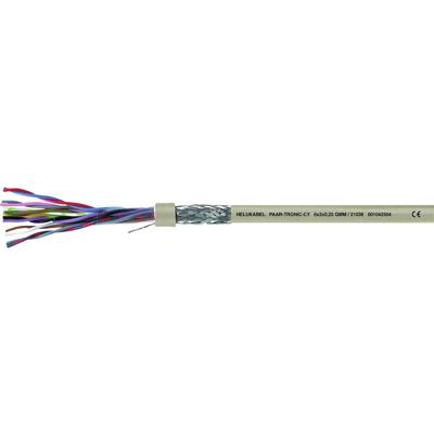 Helukabel 19971-1000 Datakabel LiYCY 2 x 2 x 0.34 mm² Grijs 1000 m
