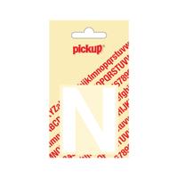 Deco letter n helvetica wit 60 mm Pickup - Pickup