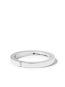 Le Gramme bague 5g en or blanc 18 ct à fini poli - Argent