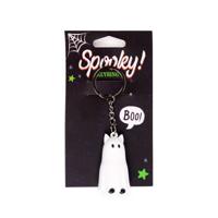 Spookachtige Kat 3D PVC Sleutelhanger