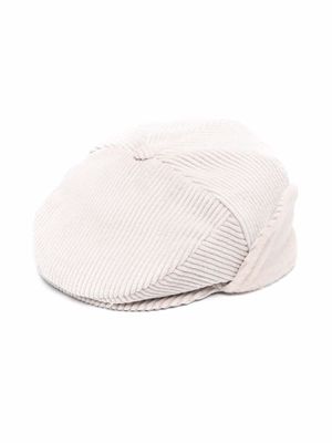 Colorichiari casquette gavroche en velours côtelé - Tons neutres
