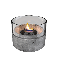 Tenderflame Cafe 18 Grey Lava Grijs sfeerhaard - tafelhaard