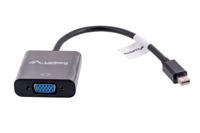 Lanberg AD-0006-BK video kabel adapter 0,2 m VGA (D-Sub) Mini DisplayPort Zwart