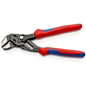 Knipex Sleuteltang | lengte 180 mm zwart gefosfateerd | spanwijdte 40 mm meercomponenten mantels | 1 stuk - 86 02 180 - 86 02 180