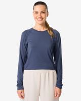HEMA Damessportshirt Naadloos Donkerblauw (donkerblauw)