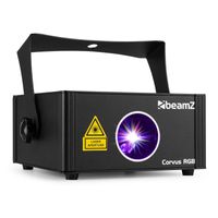 BeamZ Corvus multicolor disco laser (RGB) met afstandsbediening en DMX