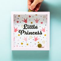 Houten Spaarpot - Princess Houten Spaarpot - Princess