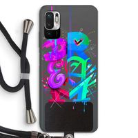 Dream: Xiaomi Redmi Note 10 5G Transparant Hoesje met koord