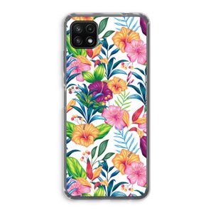 Tropisch 2: Samsung Galaxy A22 5G Transparant Hoesje