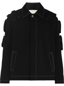 Feng Chen Wang veste à logo 3D - Noir