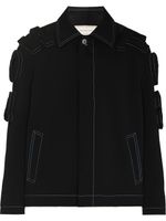 Feng Chen Wang veste à logo 3D - Noir