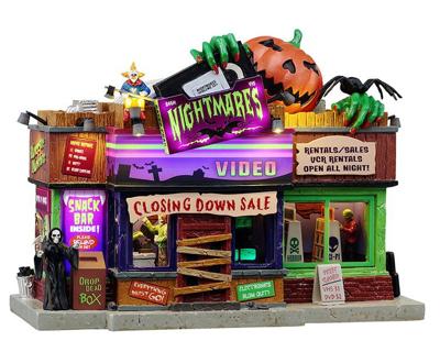 Halloweenminiatuur Nightmares Video 18x30x27 cm - Lemax