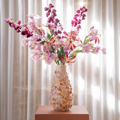 By-Boo Vaas 'Quartz' Glas, 40cm hoog