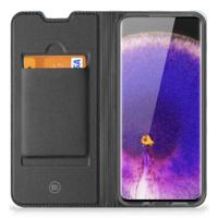 OPPO Find X5 | Hoesje met Magneet | Zigzag Blauw