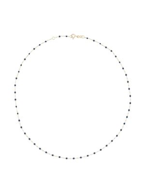 Gigi Clozeau collier Classic Gigi en or 18ct et résine - Bleu