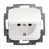 Busch-Jaeger 20 EUK-214 Wandcontactdoos Inzetstuk Reflex SI, Reflex SI Lineair Zuiver wit (RAL 9010), Alpine-wit 1 stuk(s)