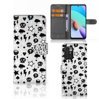 Telefoonhoesje met Naam Xiaomi Redmi 10 Silver Punk - thumbnail
