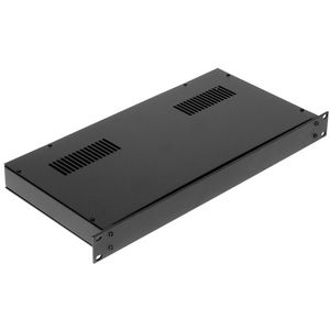 Penn Elcom R2100/3Uk 19 inch kast met frontplaat 220 mm diep 3U zwart