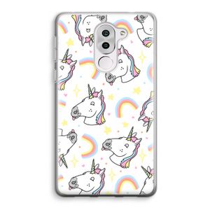 Rainbow Unicorn: Honor 6X Transparant Hoesje