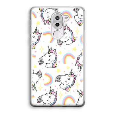 Rainbow Unicorn: Honor 6X Transparant Hoesje