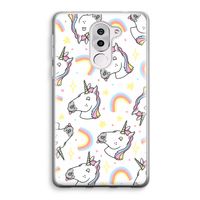 Rainbow Unicorn: Honor 6X Transparant Hoesje