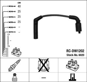 Bougiekabelset NGK, u.a. für Chevrolet, Daewoo