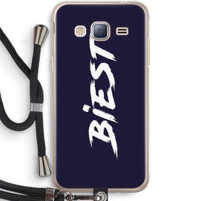 Biest: Samsung Galaxy J3 (2016) Transparant Hoesje met koord