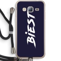 Biest: Samsung Galaxy J3 (2016) Transparant Hoesje met koord
