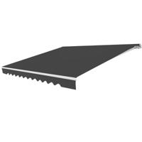Intrekbare Zonneluifel Overkapping Aluminium Terras Zonnescherm met Waterbestendige Polyester Buiten Handleiding